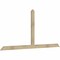 Ekena Millwork Portland Rough Sawn Timber Gable Bracket, Douglas Fir, 96"W x 44"H x 2"D x 4"F, 11/12 Pitch GBW096X44X0204POR00RDF - alternate 4